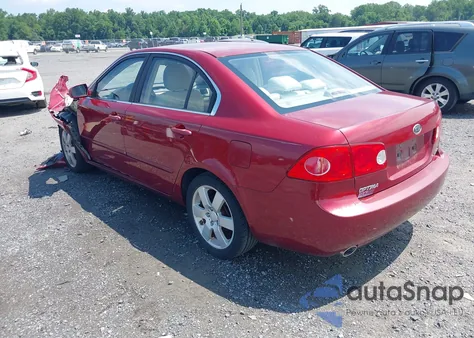 2008 Kia Optima Lx V6 из США, поврежденный, VIN KNAGE124485222316